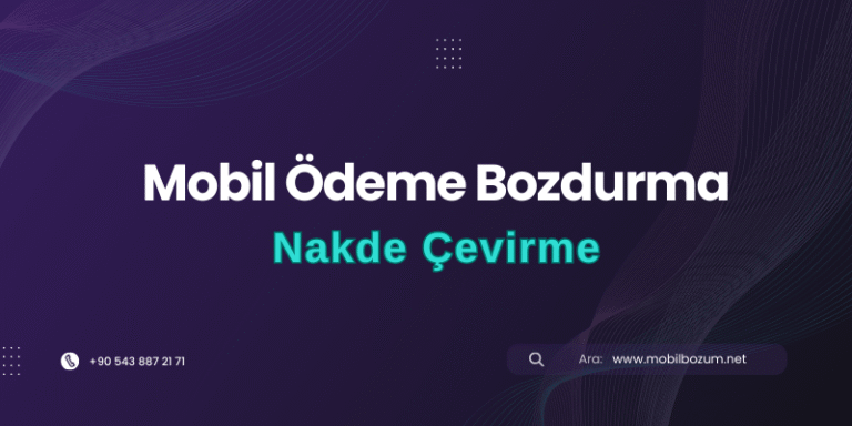 Mobil Bozum Nakde Çevirme