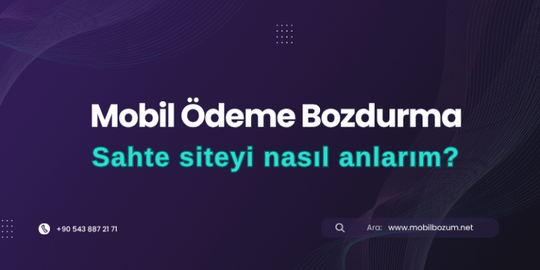 Mobil Bozumda Sahte Site Nasıl Anlaşılır?