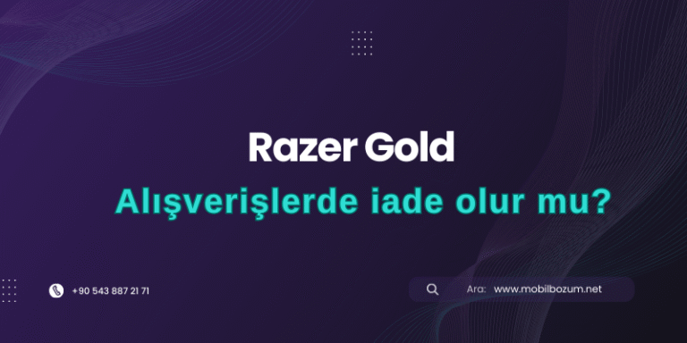 Razer Gold ile Yapılan Alışverişlerde İade Olur mu?