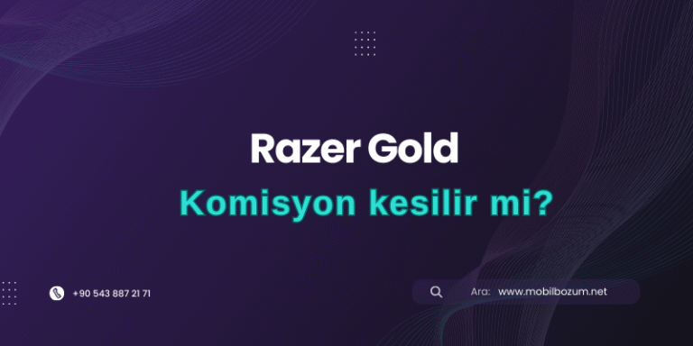 Razer Gold Bozdururken Komisyon Kesilir mi?