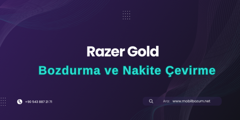 Razer Gold Bozdurma ve Nakite Çevirme
