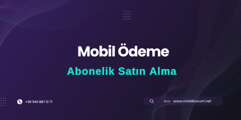 Mobil Ödeme ile Abonelik Satın Alma (Netflix, Spotify vb.)